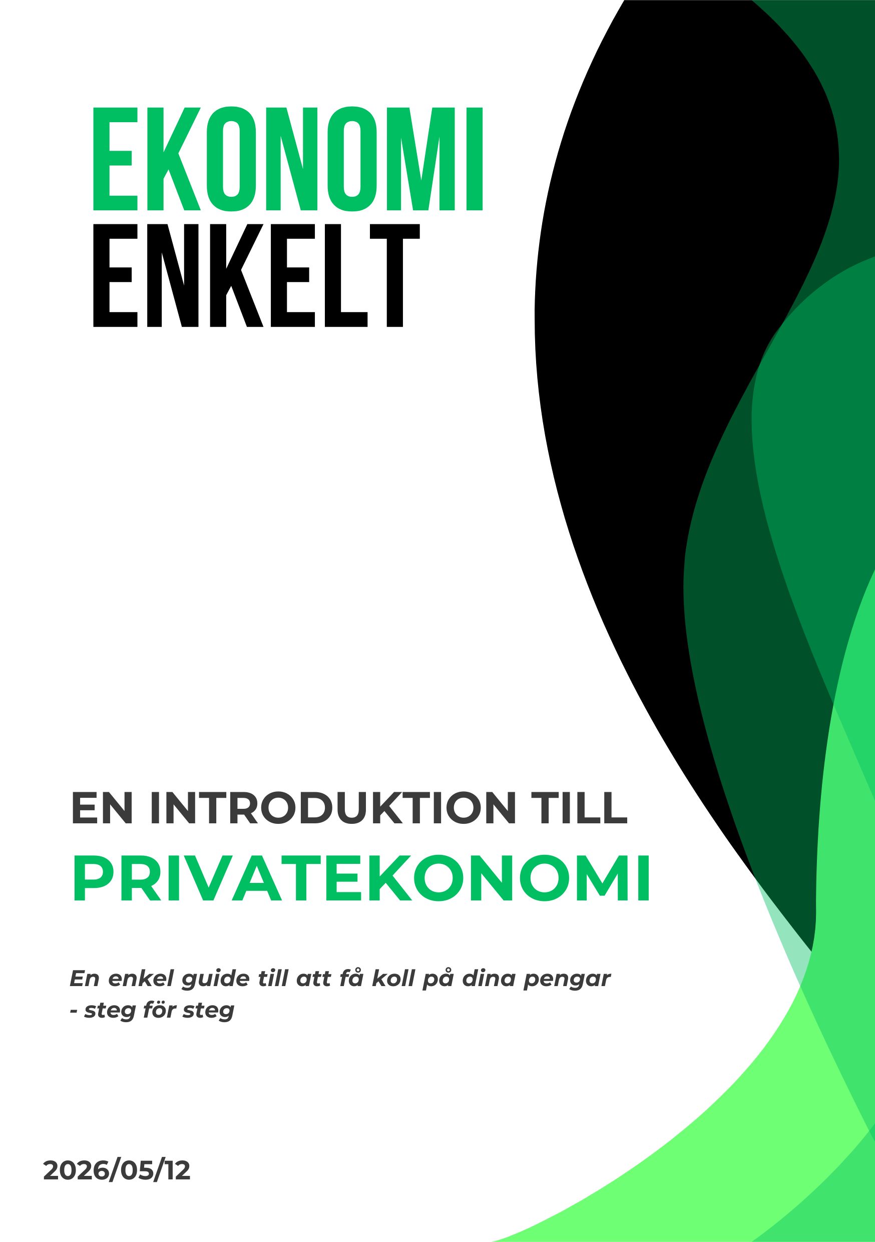 En introduktion till privatekonomi – guidens framsida